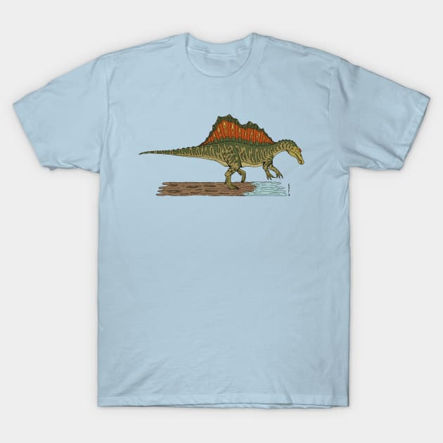 Spinosaurus T-Shirt by AzureLionProductions